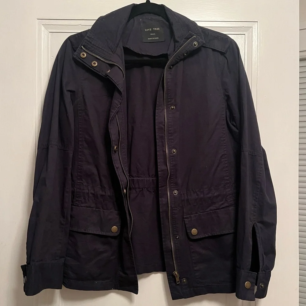 Navy Utility Jacket - Picture 1 of 1